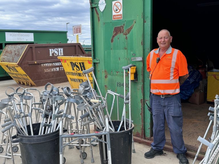 Norfolk Walking Aid Recycling Scheme Nominated for National Award