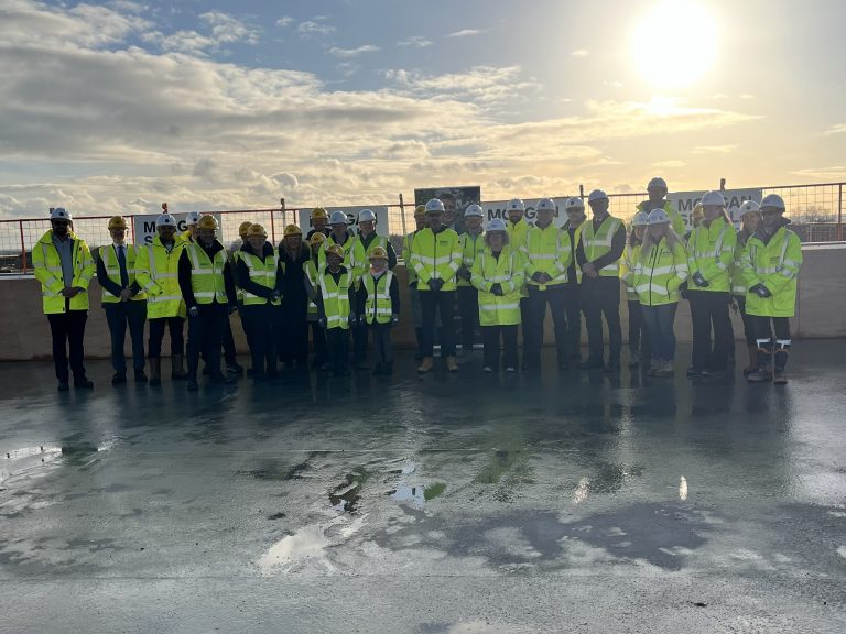 Alconbury Weald Church Academy milestone marked with steel signing ceremony