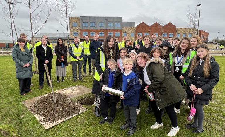 Fred Nicholson School relocation project marked by time capsule ceremony