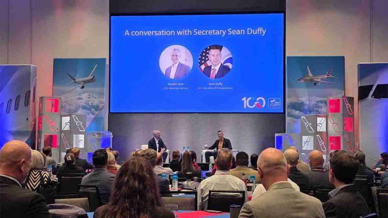 US Transport Secretary And American Airlines CEO Highlight Aviation Safety At Industry Forum
