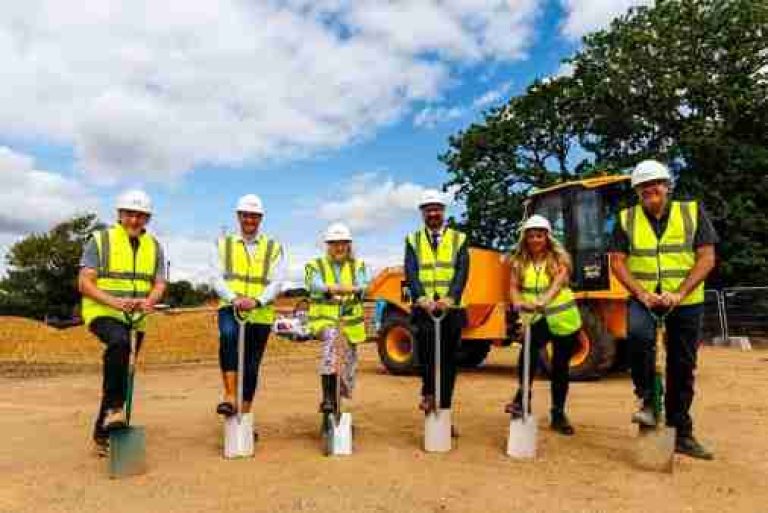 Ground-breaking ceremony takes place for new Extra Care scheme in Thorpe St Andrew