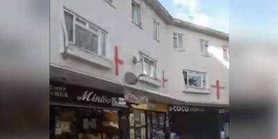 St George’s cross vandalism in Basildon